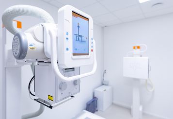 Nahansicht eines Röntgengeräts